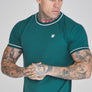 SikSilk - Green Muscle Fit T-Shirt